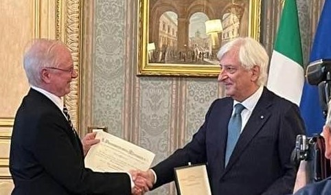 Roberto Chevalier è  Commendatore dell’Ordine al Merito della Repubblica Italiana