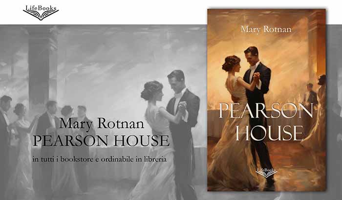 Mary Rotnan con il suo nuovo romanzo Pearson House